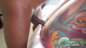 thick Latina Santana Red taking BBC