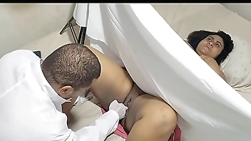 Clandestine gynecologist doctor attends his chubby patient and fucks her pussy