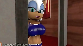 Rouge the bat r34 [mordecai on parade]