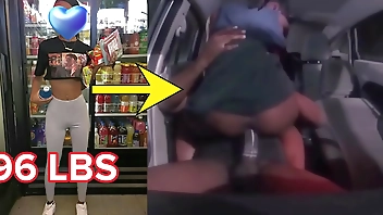 96 LBS SMALL FEMALE HAS AN EVEN SMALLER ASSHOLE