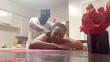 Bent Her Over and Fucked Her Pussy Raw In The Kitchen