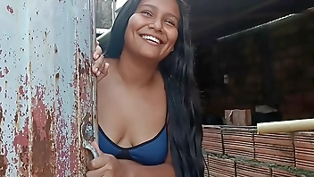 closing a deal with my neighbor she sells me the washing machine and I take the opportunity to fuck her