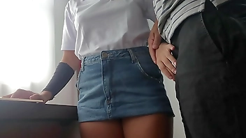 She thought it would just be a private lesson but when they were alone he fucked my ass. I hope no one finds out