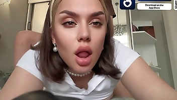 Lustful maid seduced her boss