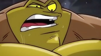 Wrestler Toad and Diva