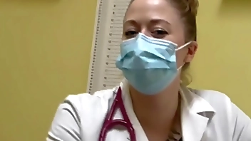 Bulge Buster Doctor Stares at Cock