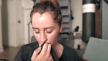 Huge Cumshot For Horny Stepsis