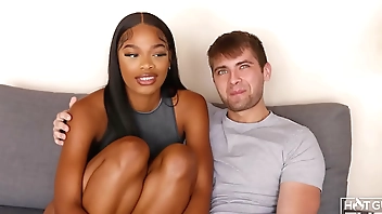 From shy to smitten: A black girl's sexy ass impact on a shy guy